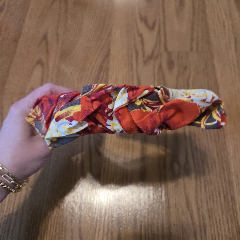 Fly By Night Crown Floral Headband Scrunchie Hair Accessory Artisan Boho Classic - Picture 8 of 8